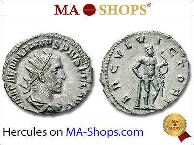 MA-Shops: Hercules on coins