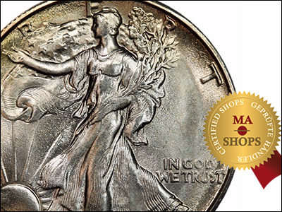Beautiful in themselves 50¢ 1929-S Walking Liberty