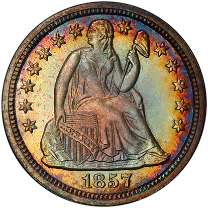 USA-1857-10C-PR67-PCGS-CAC-